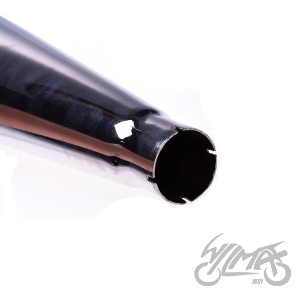 Rura wydech Sport tłumik Simson S51 chrom — ujęcie 3