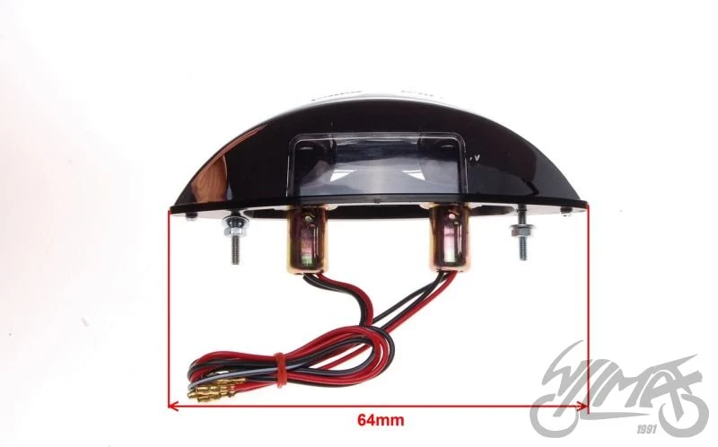 Lampa tylna Sopel z białym kloszem i chromowaną podstawą — AL00891 — ujęcie 3