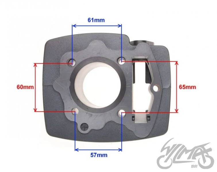 Cylinder do silnika 156FMI — 56,40 mm, komplet — ujęcie 2