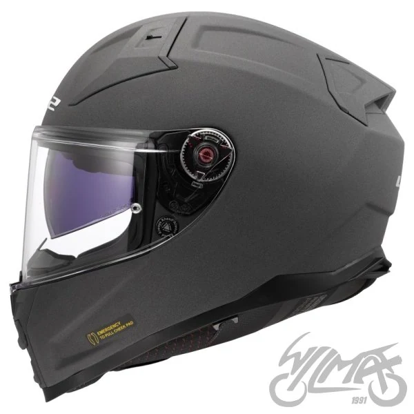 Kask LS2 FF811 Vector II Solid M. Concrete — XXS — ujęcie 2