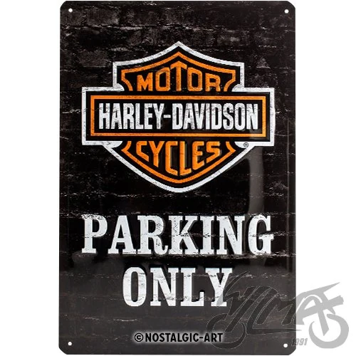 Tablica plakat 20 × 30 hd parking only 22231 — ujęcie 1