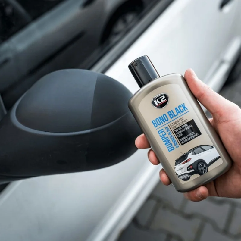 K2 BONO BLACK Czernidło do gumy i plastiku 250ml — ujęcie 2