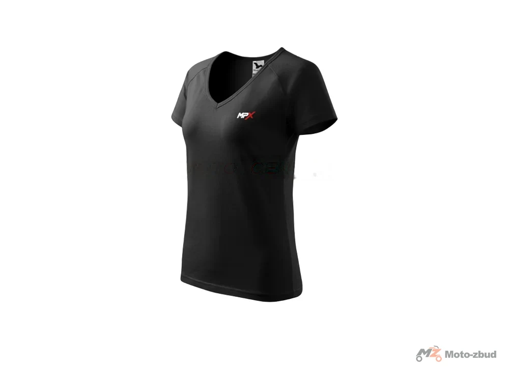 T-shirt damski MPX V-neck czarny L