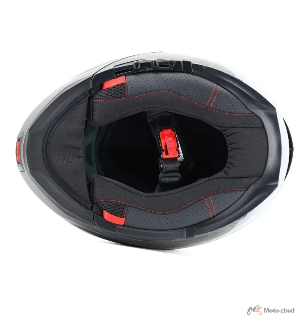 Kask VCAN model H272 sports grey Black z podnoszoną szczęką i blendą czarno-grafitowo-szary mat M — ujęcie 8