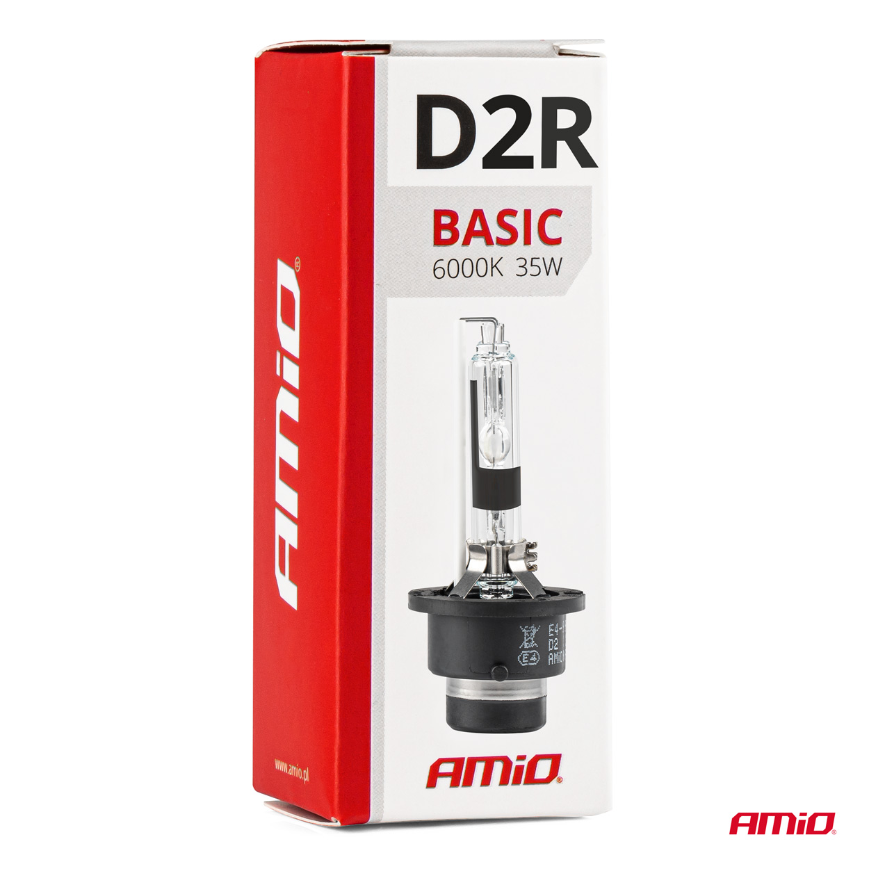 Żarówka ksenonowa żarnik xenon D2R 6000K AMiO BASIC — ujęcie 3