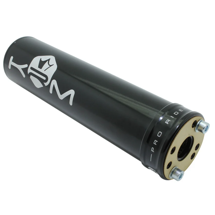 Końcówka wydechu KRM Pro Ride aluminium czarna 90-110 cm³ — ujęcie 3