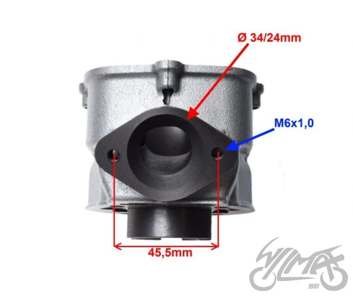 Cylinder do Derbi Aprilia 2006 50 cm³ woda — ujęcie 3
