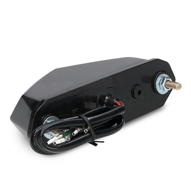 Lampa tylna + kierunkowskazy Allpro blackline uniwersalna LED homologacja — ujęcie 2
