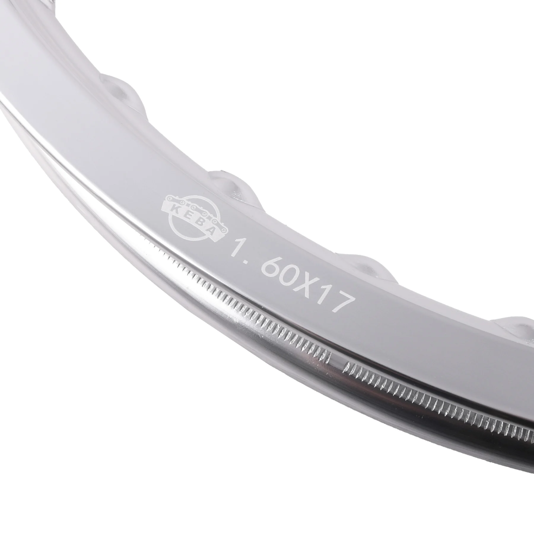 Obręcz MZA 1,60 × 17 do Simson S53 — aluminiowa, srebrna — ujęcie 2