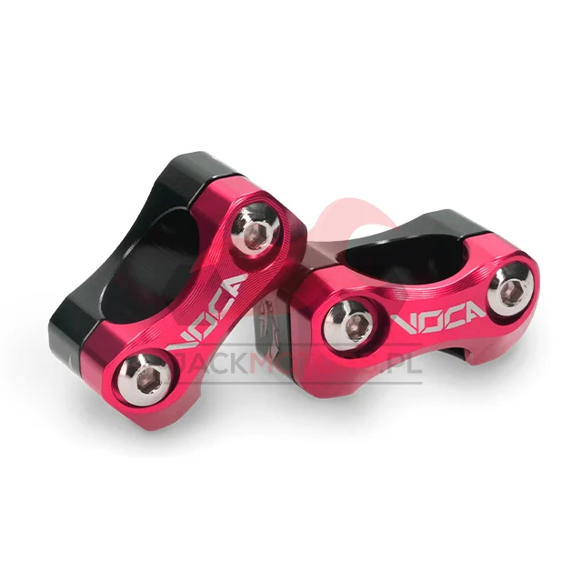 Adapter kierownicy wieżyczki 22 mm / 28 mm VOCA HB28 V2 aluminium CNC różowe uniwersalne — ujęcie 1