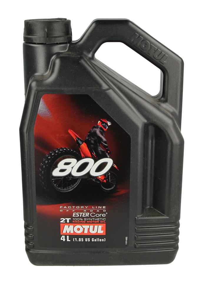 Olej MOTUL 800 factory line off road 2T 4 l — ujęcie 3