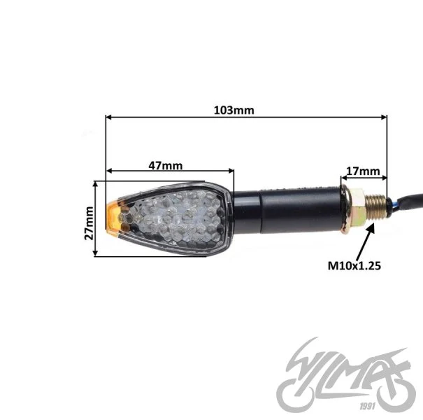 Kierunkowskazy LED 12 V AM13315 — komplet — ujęcie 2