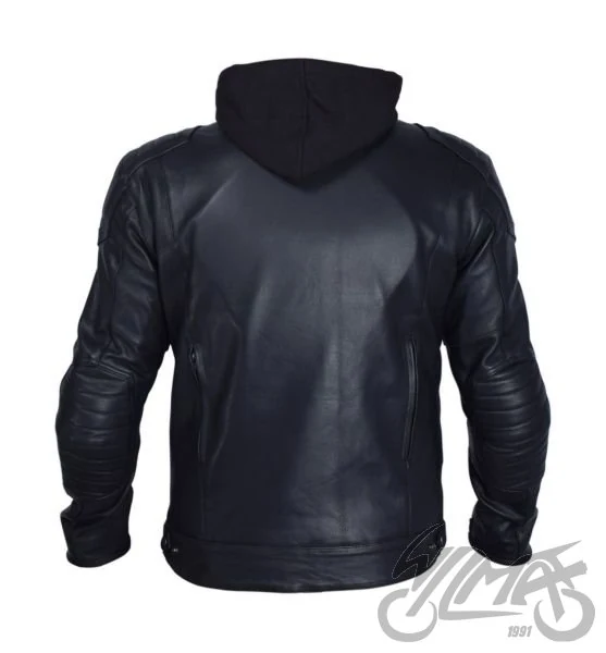 Kurtka skórzana Leoshi Bandit — czarny, 5XL — ujęcie 2