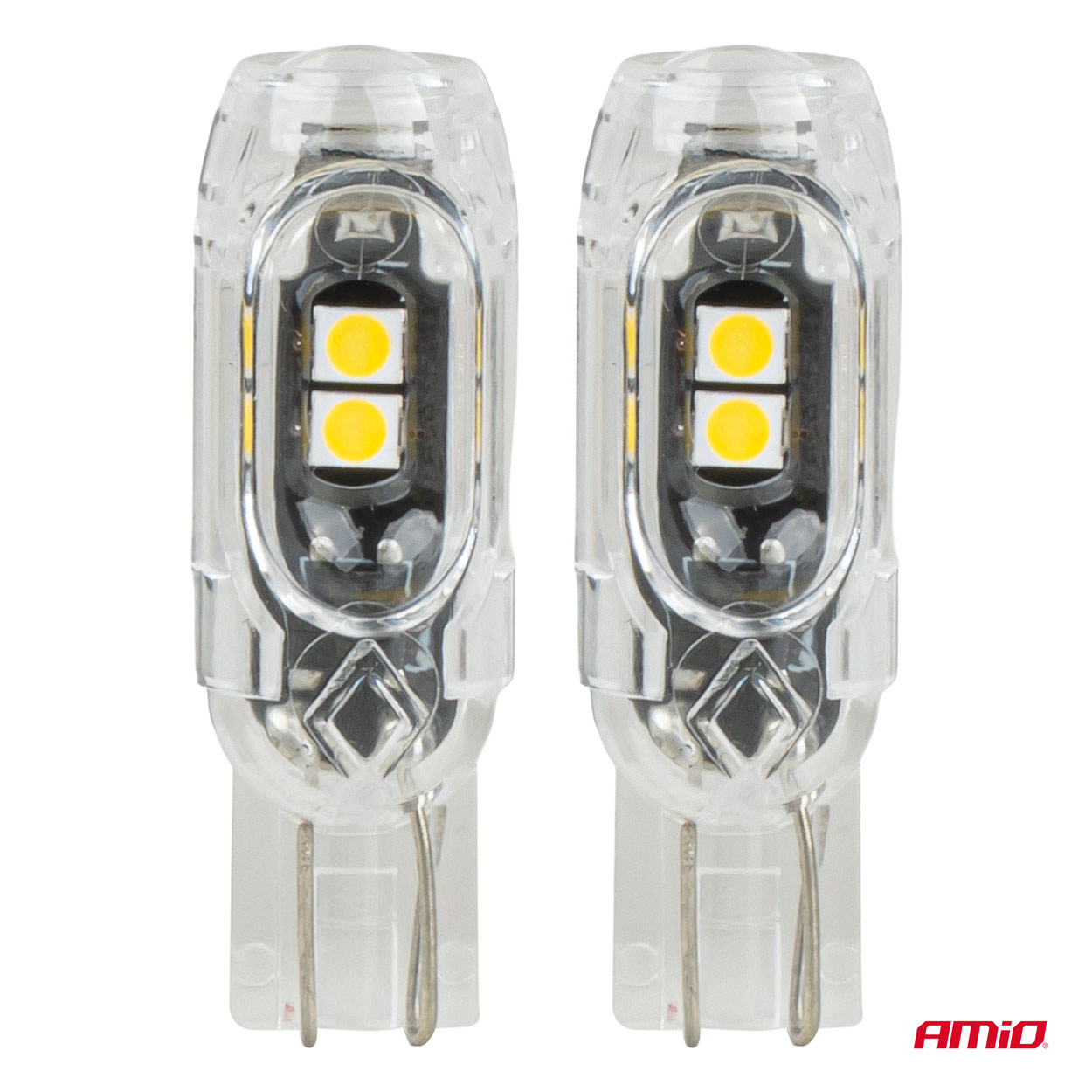 Żarówki LED STANDARD W5W T10 2835 5SMD białe 12 V — ujęcie 2