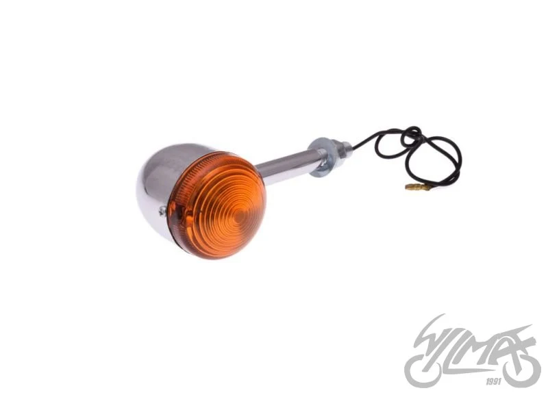 Kierunkowskaz chrom Bullet, długi wspornik, 12 V 23 W — AL60751 — ujęcie 1