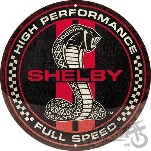 Plakat okrągły 35 cm shelby full speed cobra 25120 — ujęcie 1