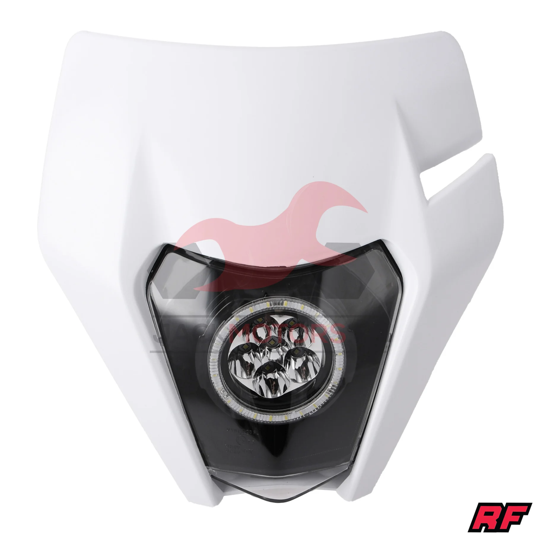 Owiewka uniwersalna Racing Force enduro LED V2 biała — ujęcie 1