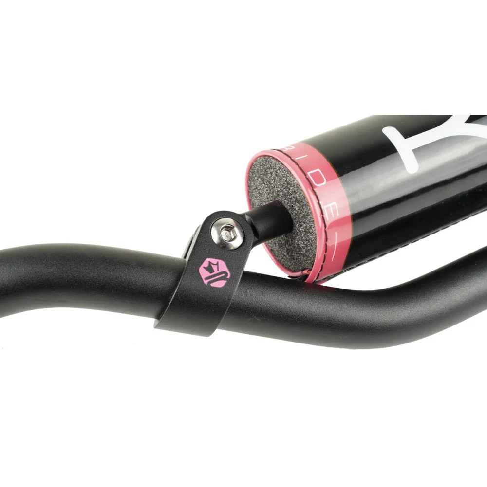 Kierownica KRM Pro Ride czarno - różowa 22 mm + gąbka — ujęcie 4