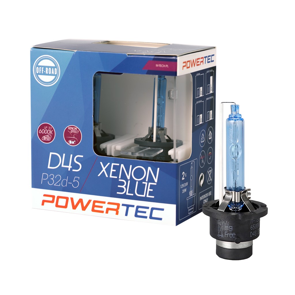 Żarówka xenon D4S 35 W 6500K/X. Blue, 2 szt. M-Tech PTZXBD4S-DUO — ujęcie 4