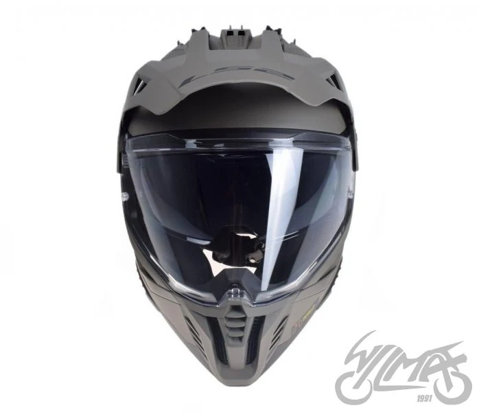 Kask adventure LS2 MX702 Pioneer II Solid Matt Sand — M — ujęcie 3