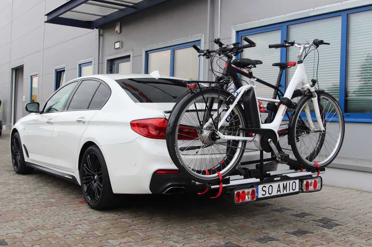 Bagażnik rowerowy samochodowy na hak - E-Bike - 2 rowery TBC-02/2 — ujęcie 3