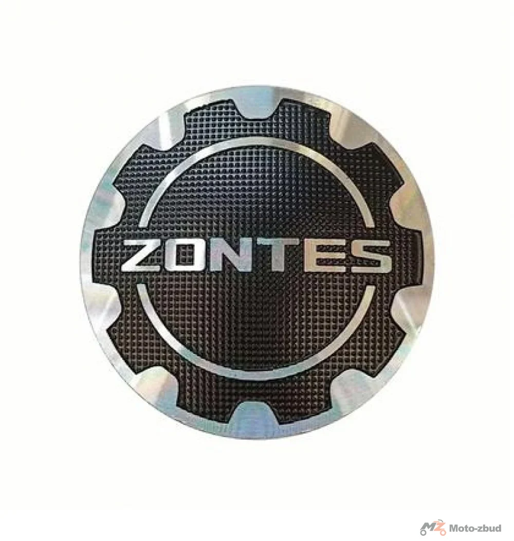 Naklejka aluminiowa na zbironik paliwa prawa strona (nr kat.1210201-486000) (Zontes ZT 125-G1)
