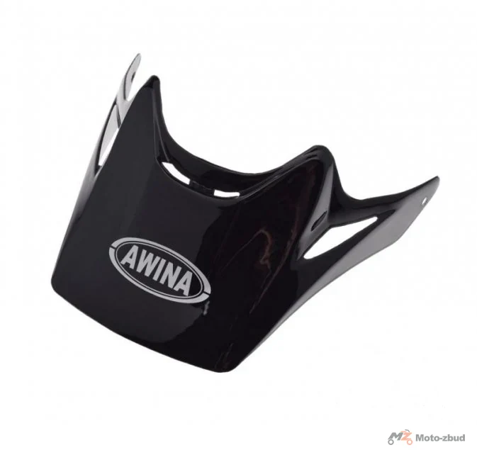 Daszek kasku enduro czarny AJ032