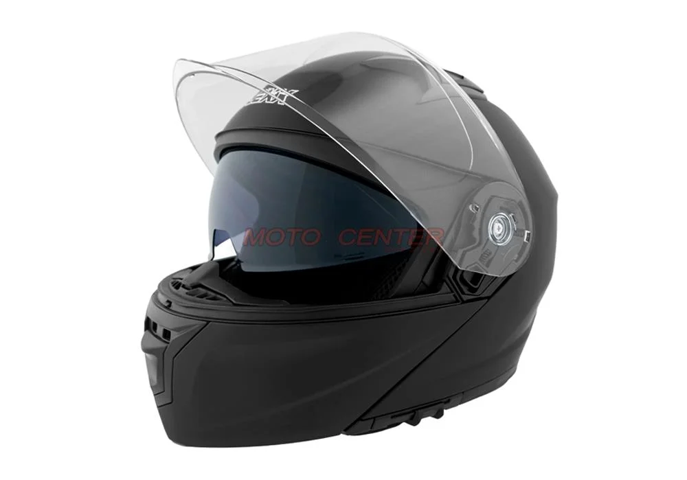 Kask motocyklowy szczękowy z blendą BLEXX YA-967 czarny mat M ECER22.06 — ujęcie 3