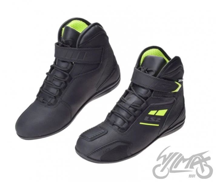 Buty motocyklowe LS2 Garra WP — czarno-żółte fluo, rozmiar 46 — ujęcie 1