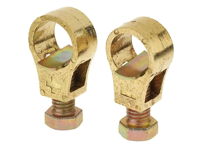 Klemy akumulatora mosiężne 12/24V max 300A — ujęcie 4
