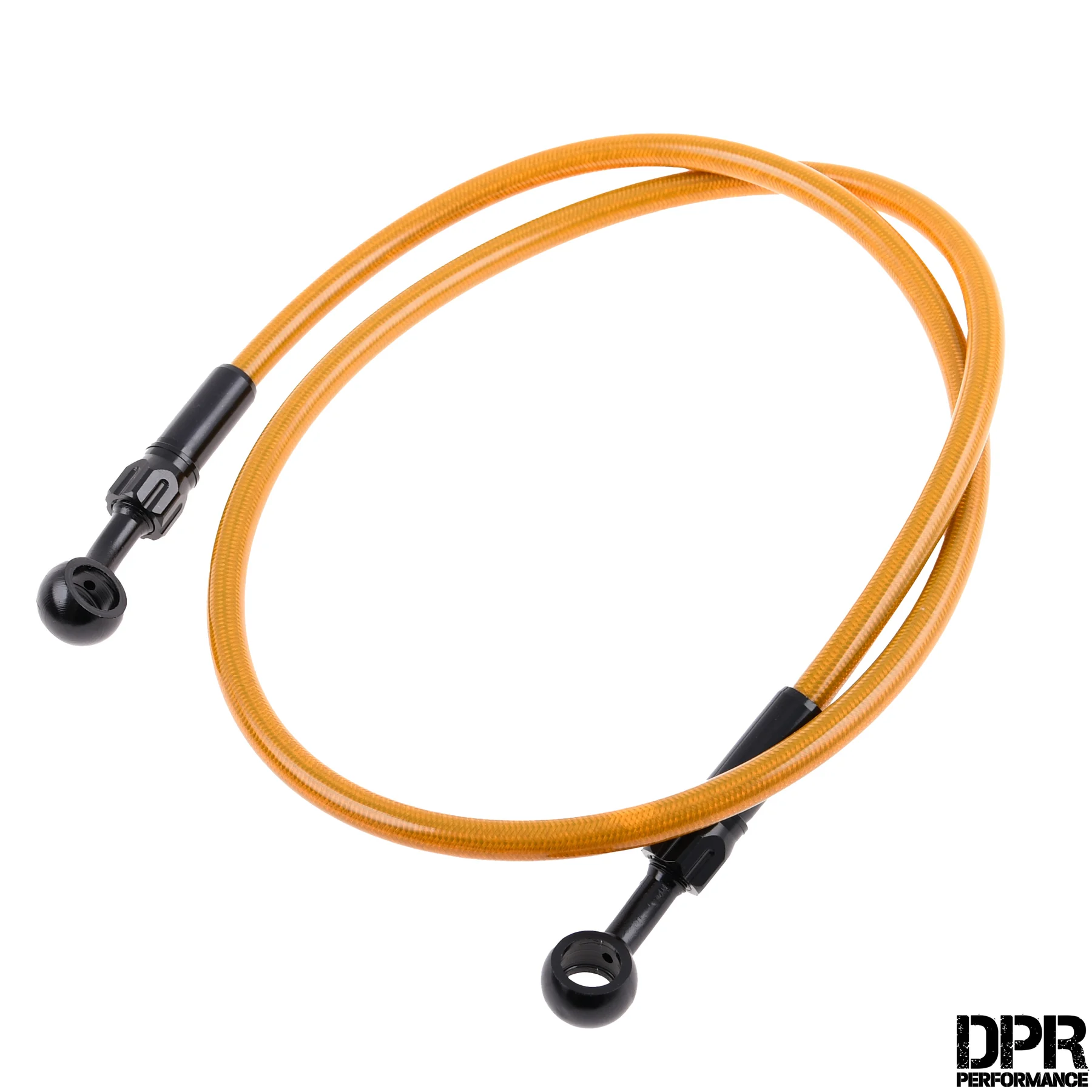 Przewód hamulcowy w oplocie 90 cm żółty V2 DPR Performance — ujęcie 3