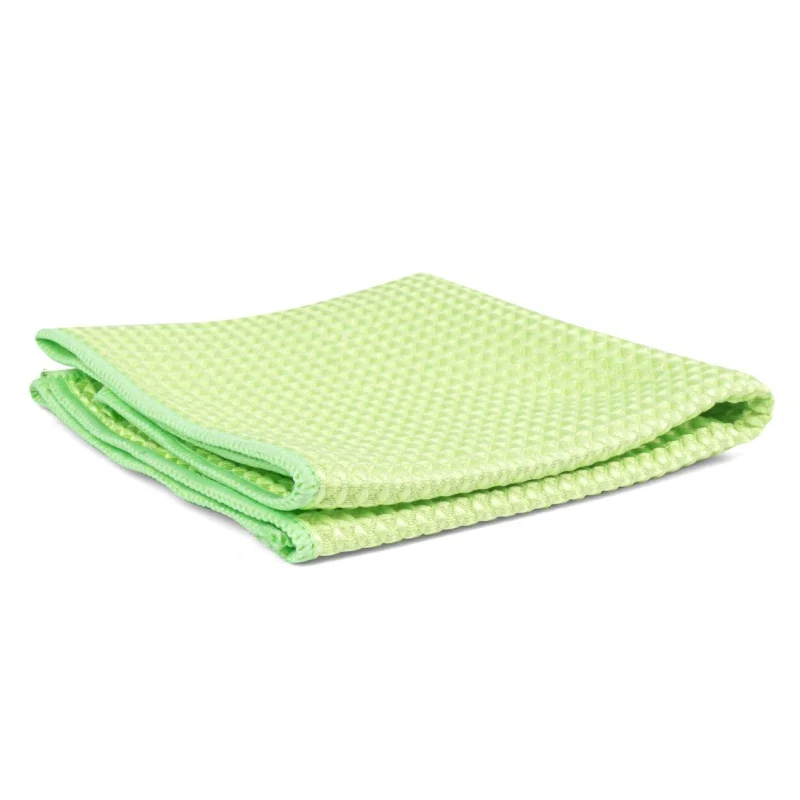 Ściereczka mikrofibra waflowa do szyb okien luster 40x30 cm 280gsm 2 szt. — ujęcie 2
