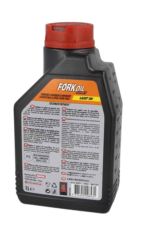 Olej do teleskopów 5 W MOTUL fork oil expert light 1 l — ujęcie 15