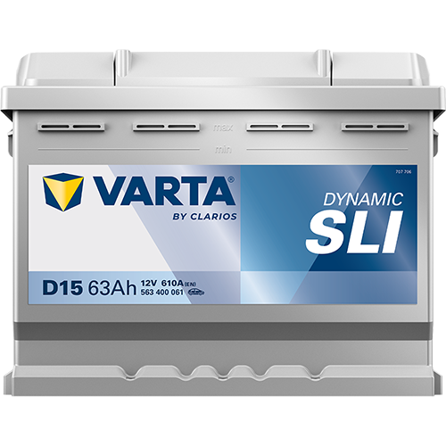 Akumulator 63 Ah 610A 242×175×190/P+ Varta 563400061K262 — ujęcie 3
