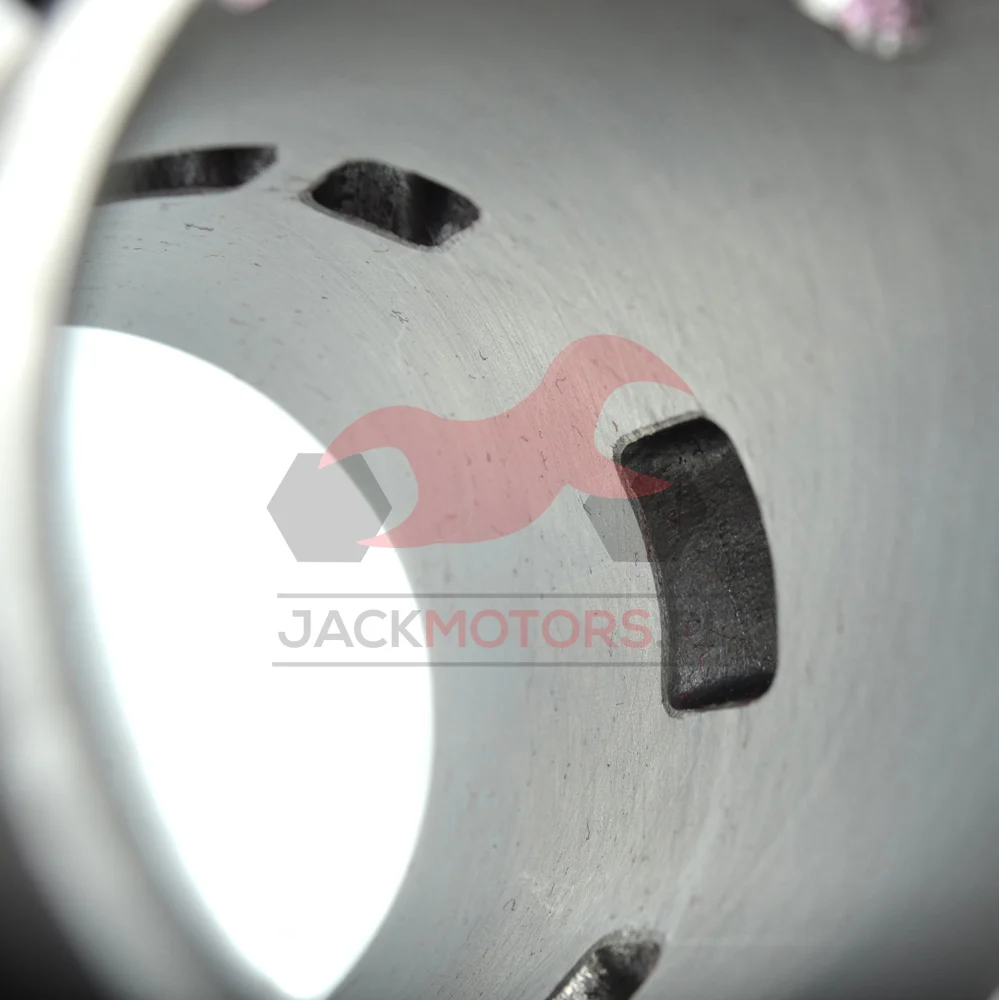 Cylinder malinka + tłok Barikit + porting 90 cm³ Derbi EBS050 LC · różowy racing 47 mm — ujęcie 4
