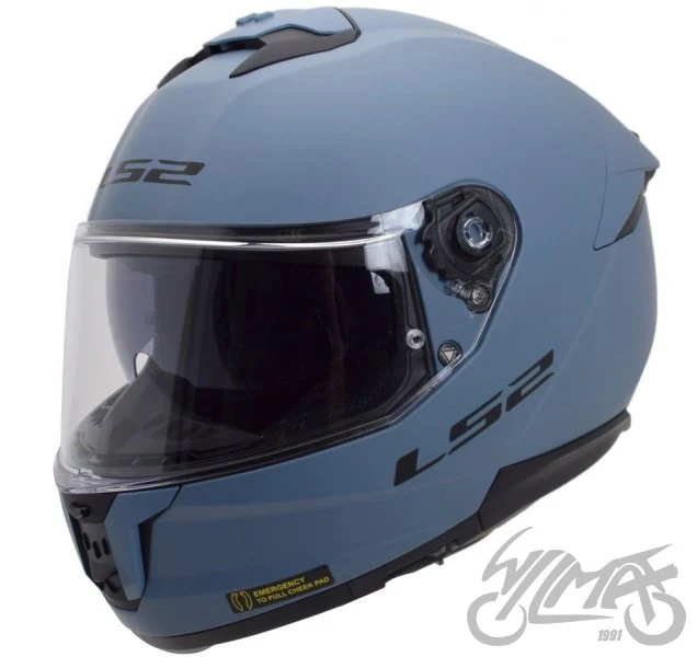 Kask LS2 FF808 Stream II Matt Misty Blue — rozmiar L — ujęcie 1
