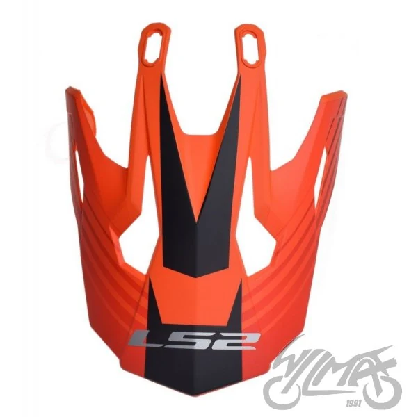 Daszek MX708 duck matt h-v orange red — ujęcie 2