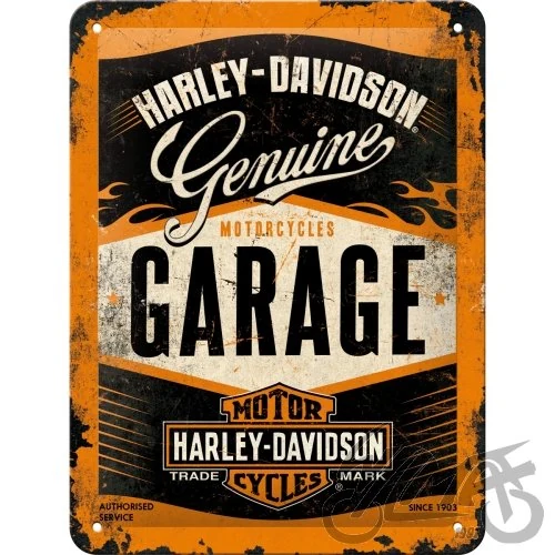 Tablica plakat 15X20 Harley-Davidson garage 26178 — ujęcie 1