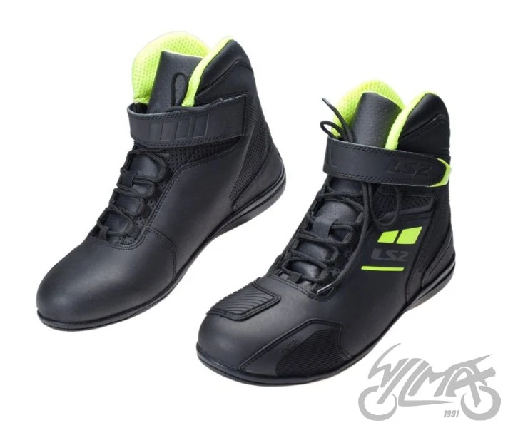 Buty motocyklowe LS2 Garra — czarno-żółte fluo, rozmiar 45 — ujęcie 1