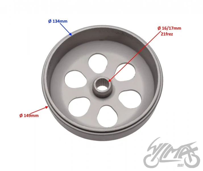 Dzwon sprzęgła tył do Vespa sprint 125/300 cm³ — ujęcie 2