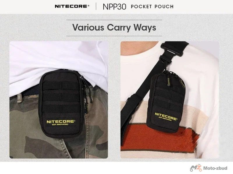 Torba outdoor Nitecore NPP30 czarna — ujęcie 3