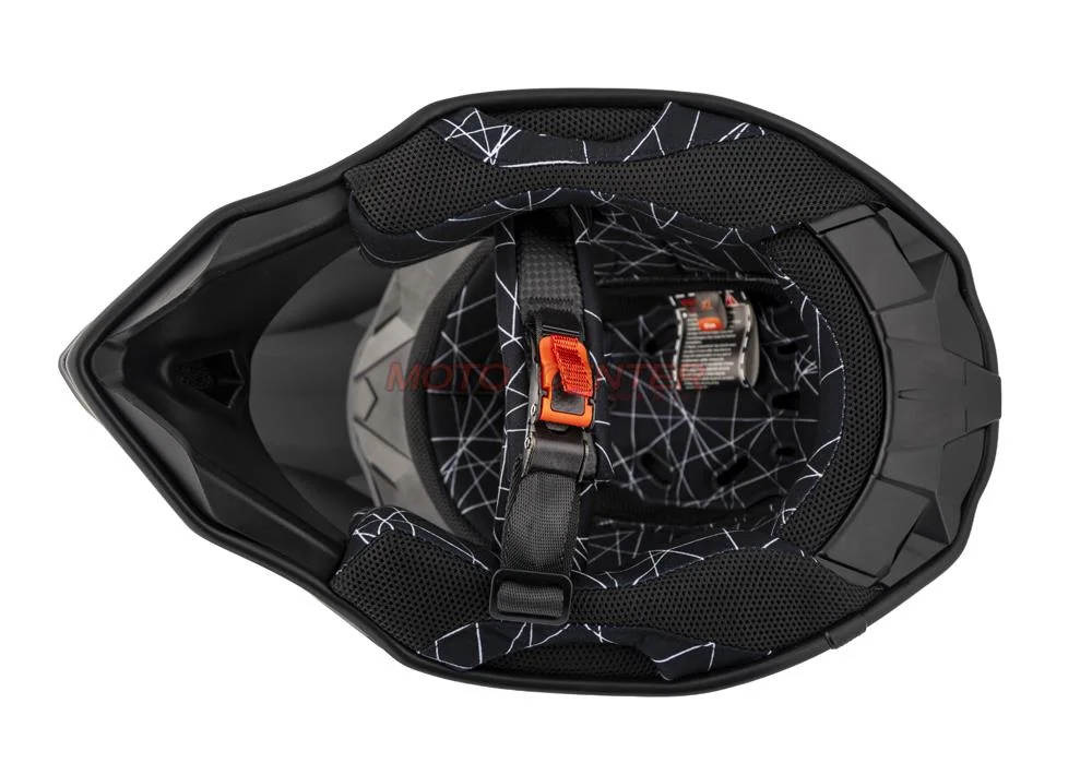 Kask crossowy BLEXX MD-902 czarny/grafit Matowy rozmiar XS Homologacja ECE R22.06 — ujęcie 5
