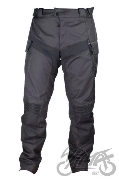 Spodnie motocyklowe LS2 Travel męskie — czarny / ciemnoszary — rozmiar 5XL — ujęcie 2