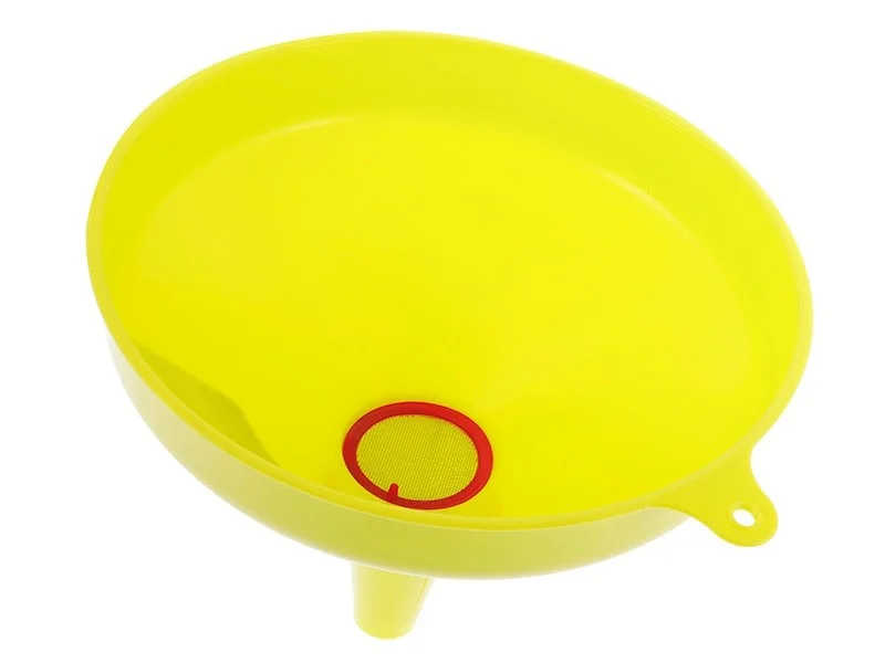 Lejek plastikowy z sitkiem / czasza 250 mm
