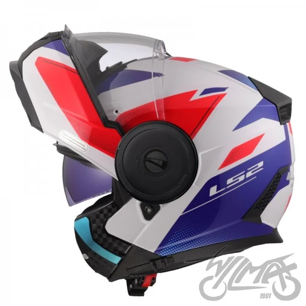 Kask szczękowy LS2 FF902 Scope II Duria White Blue Red-06 — L — ujęcie 3
