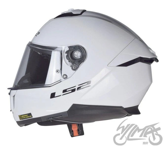 Kask LS2 FF808 Stream II Solid White — rozmiar XXL — ujęcie 2