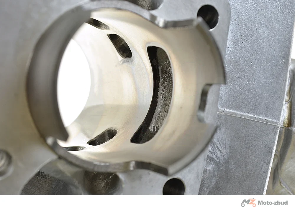 Cylinder Simson 60/4 sport MK2 + tłok MZA / keystone / Barikit kpl. · tłok MZA/Almot K20 2P — ujęcie 3
