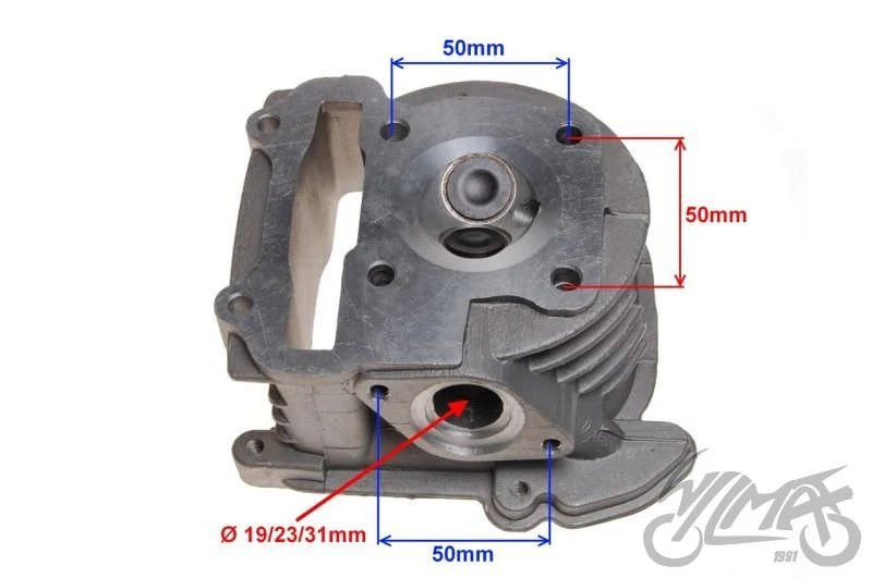 Głowica cylindra 80 cm³ 4T GY6 — ujęcie 2