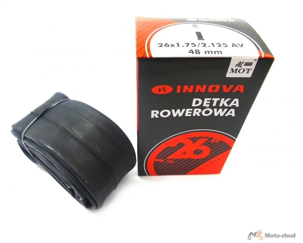 Dętka rowerowa Innova 26 × 1.75/2.125 zaworek schrader 48 mm