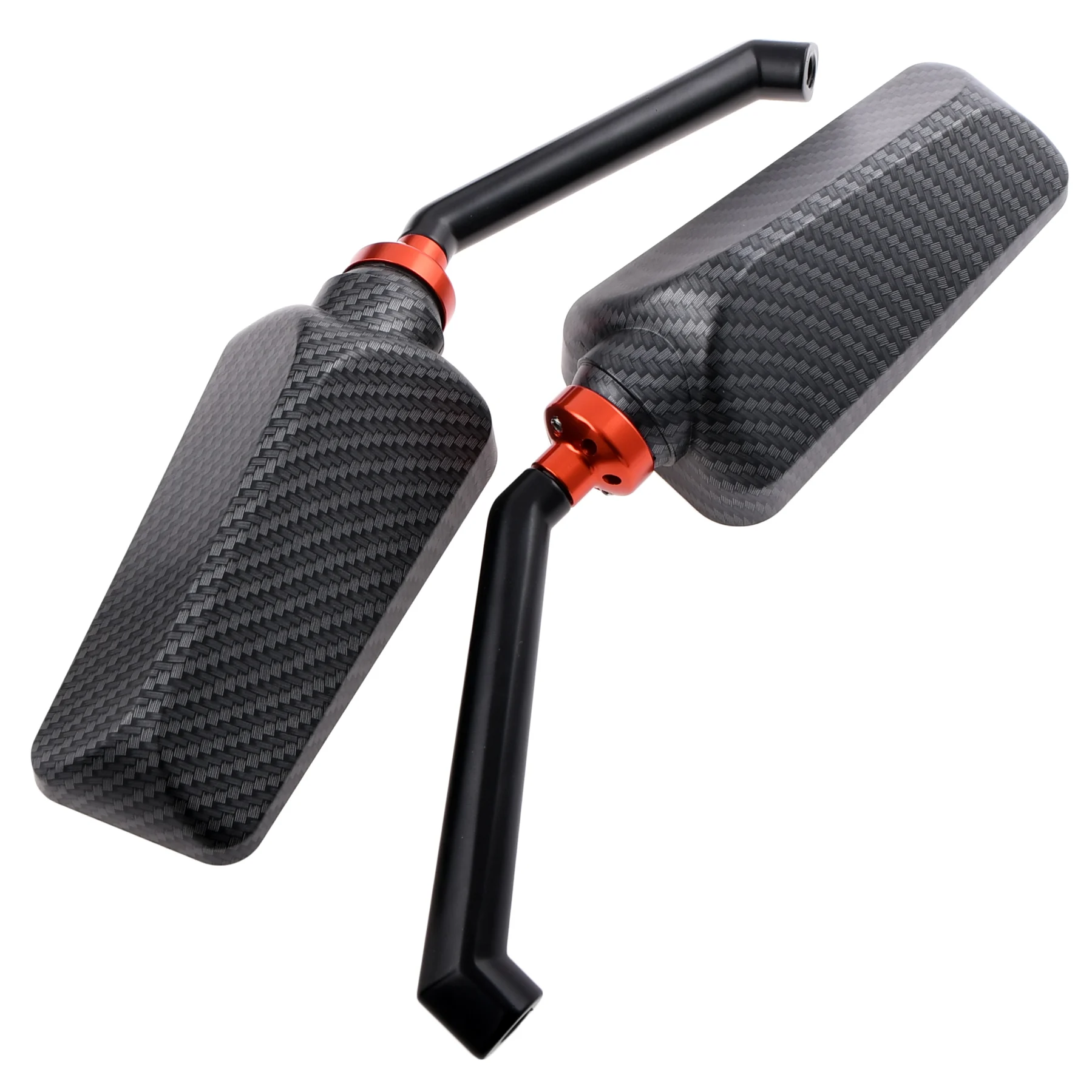 Lusterka M8 / M10 uniwersalne DPR Performance carbon Matt kpl. — ujęcie 3